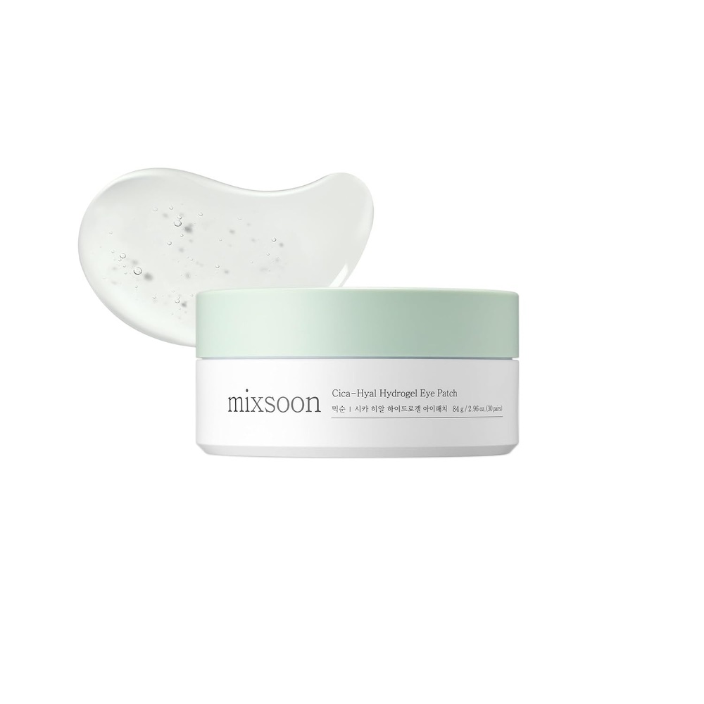 image:imagemixsoon CicaHyal Eye Patch Soothing Hydrating and Cooling Hydrogel Eye Patches Gentle Care for Tired Eyes 84 g 284 floz 30 pairs Korean Glass Skin CareCicaHyal