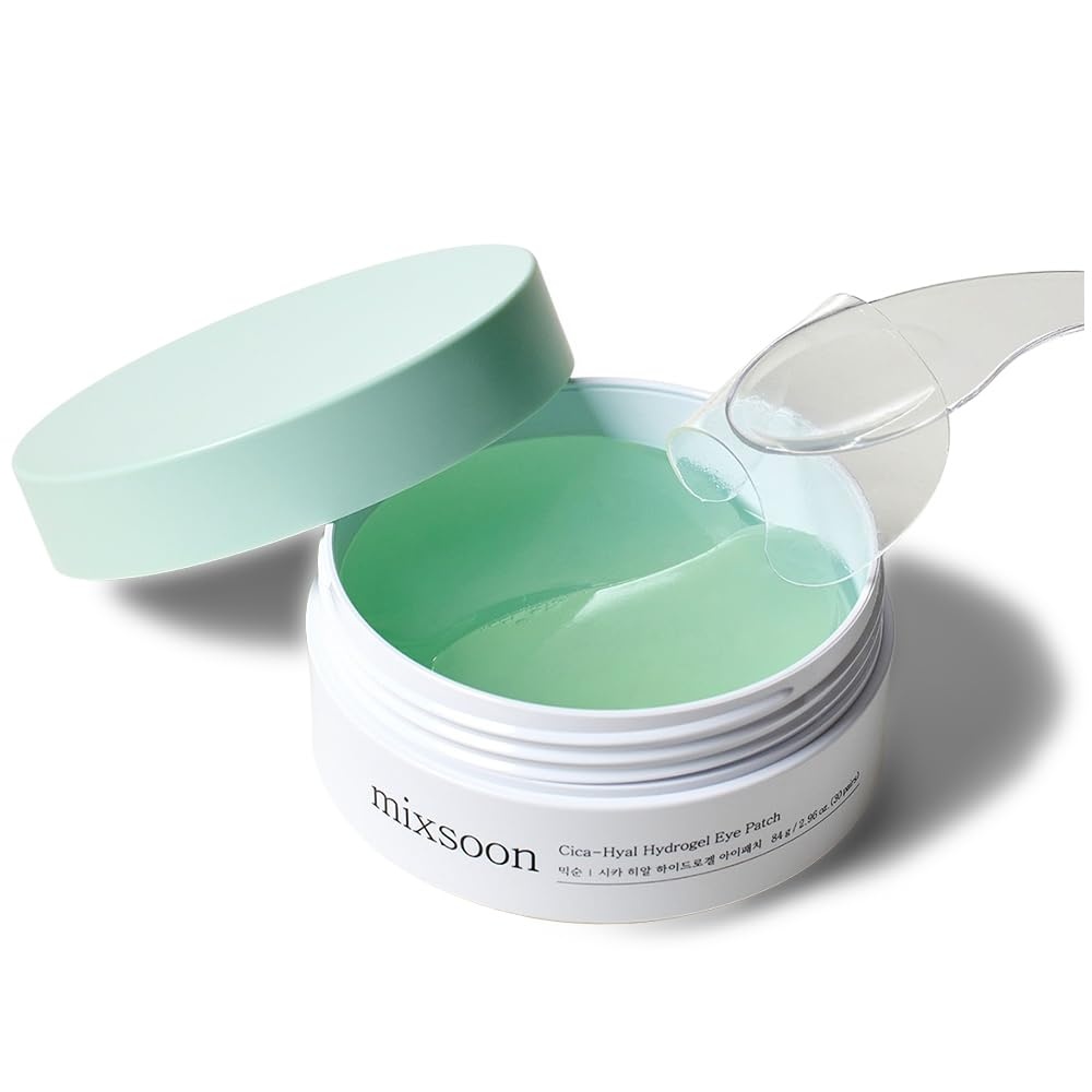 image:imagemixsoon CicaHyal Eye Patch Soothing Hydrating and Cooling Hydrogel Eye Patches Gentle Care for Tired Eyes 84 g 284 floz 30 pairs Korean Glass Skin CareCicaHyal