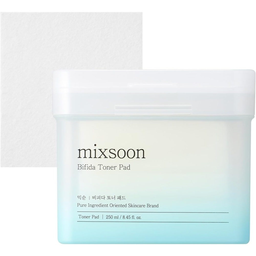 image:imagemixsoon Centella Asiatica Toner PadSoothing Hydrating and Balancing Facial CICA Pads Gentle Daily Care for Sensitive Calm Skin 180ml 608 floz 120 Sheets Korean Glass Skin CareBifida Toner Pad