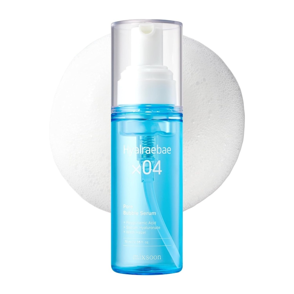 image:imagemixsoon Hyalraebae Pore Bubble Serum Airy Foam Serum with Exosome for Smooth Pores amp Glass Skin Hydration Make up Prep with Polyglutamic Acid 70ml 236 floz Korean Glass Skin Care