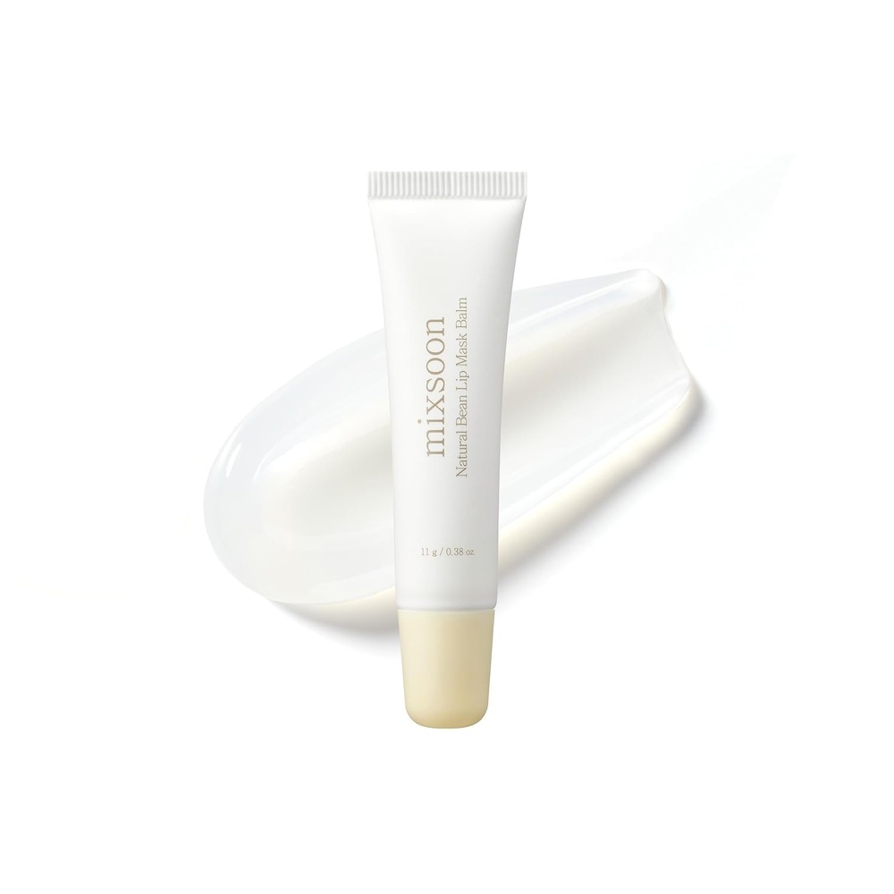 image:imagemixsoon Natural Bean Lip Mask Balm Hydrated Lips Softening Fermented Bean and Shea Butter Vegan Formula for Smooth Lip Balm 11g 037 fl oz Korean Glass Skin Care