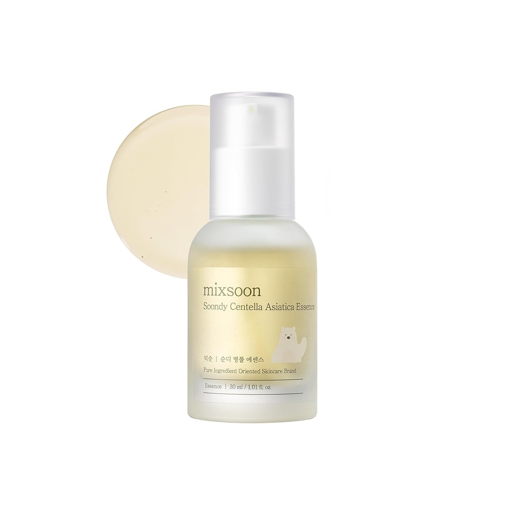 image:imagemixsoon Soondy Centella Asiatica EssenceSoothing Calming and Hydrating for Face Jeju Island Cica Extracts Gentle Formula for Balanced Healthy Skin 100ml 338 floz Korean Glass Skin Care101 Fl Oz Pack of 1