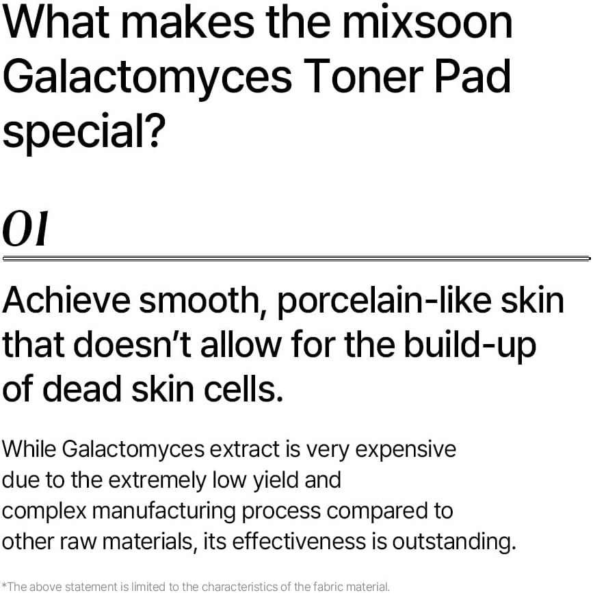 image:imagemixsoon Centella Asiatica Toner PadSoothing Hydrating and Balancing Facial CICA Pads Gentle Daily Care for Sensitive Calm Skin 180ml 608 floz 120 Sheets Korean Glass Skin CareGalactomyces Toner Pad