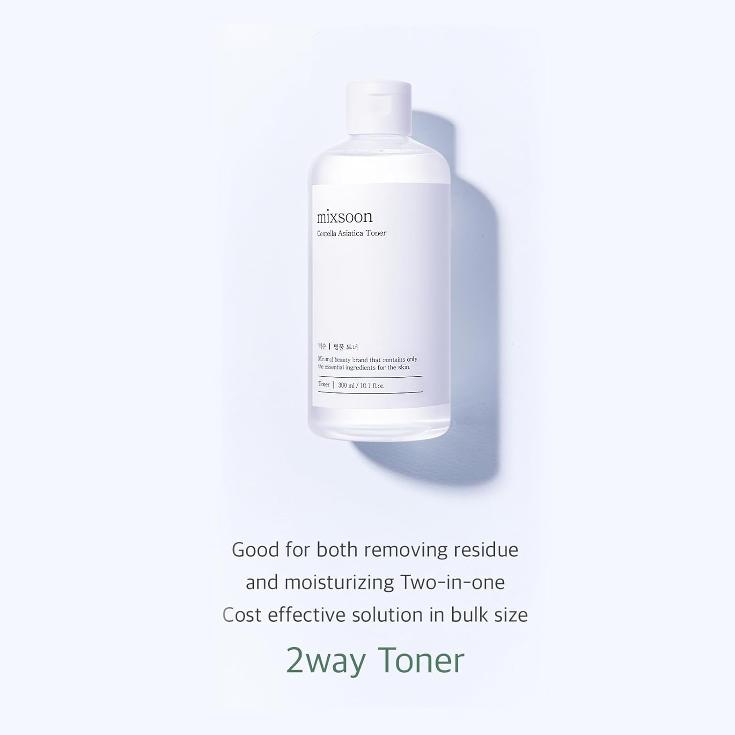 image:imagemixsoon Centella Asiatica TonerSoothing and Hydrating Facial Toner CICA Extract Gentle Formula for Sensitive Balanced Skin 300ml 1014 floz Korean Glass Skin Care