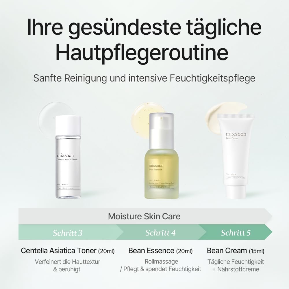 image:imagemixsoon Pure Glow Essentials Set 5Step Skincare Kit Travel kit Travel size kit Hydrating Skincare Gift Set 15ml120ml330ml1 Korean Glass Skin Care