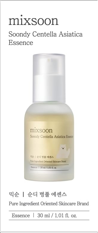 image:imagemixsoon Soondy Centella Asiatica EssenceSoothing Calming and Hydrating for Face Jeju Island Cica Extracts Gentle Formula for Balanced Healthy Skin 100ml 338 floz Korean Glass Skin Care101 Fl Oz Pack of 1