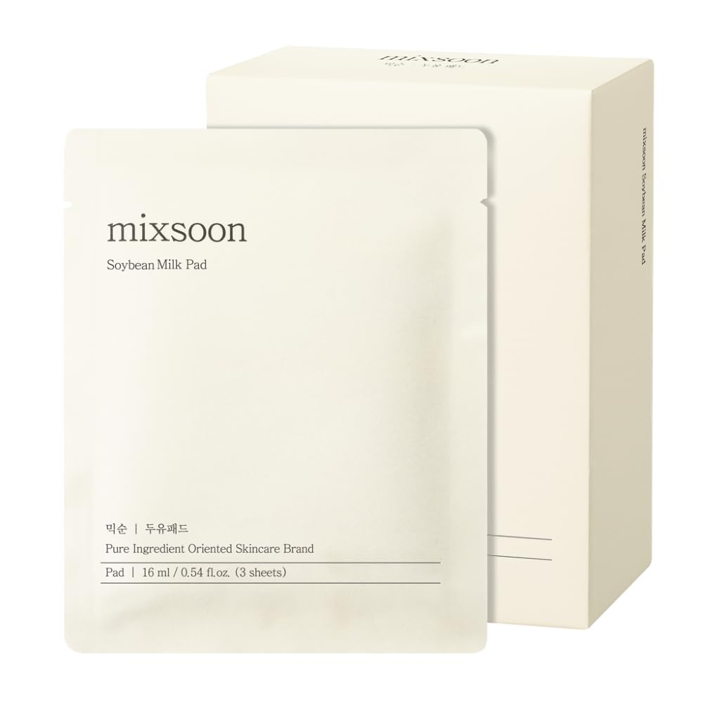 image:imagemixsoon Soybean Milk Pad 10ea Milky Texture Sheet Pad for Sensitive Skin Nourishing Moisturizer Korean Glass Skin Care