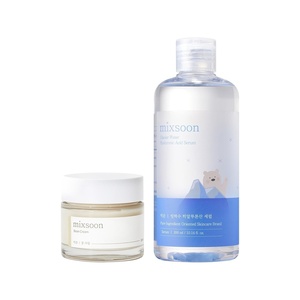 image:imagemixsoon Bean Cream 169 floz  50ml Glacier Water Hyaluronic Acid Serum 1014 fl oz 300ml