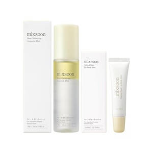 image:imagemixsoon mixoon Flight SkinCare Routine Set  Bean Ampoule Mist 100ml  Bean Lip Mask Balm 11g