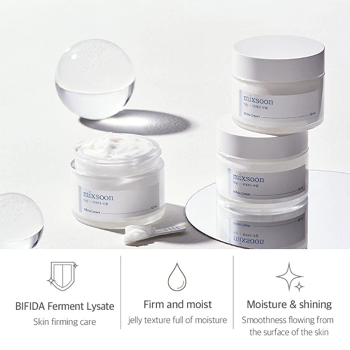 image:imagemixsoon Bifida Cream Last layer Night Cream Hydrating amp Strengthening Barrier Gentle Moisturizer Face Cream for HealthyLooking Skin 202 floz 60ml Korean Glass Skin Care