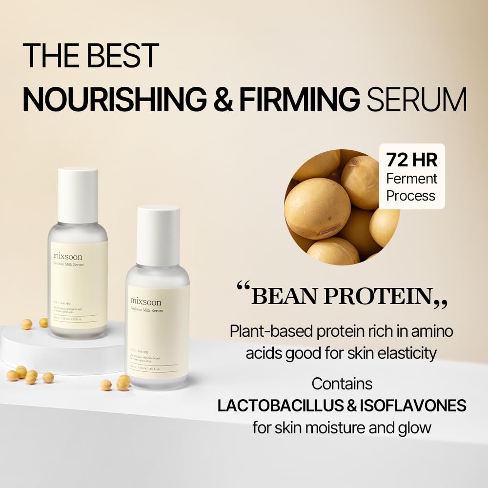 image:imagemixsoon Soybean Milk Serum Milk Moisturizer Face Milk Hydrating and Firming for Face Nourishing Formula for Smooth Skin 50ml 169 floz Korean Glass Skin Care169 Fl Oz Pack of 1