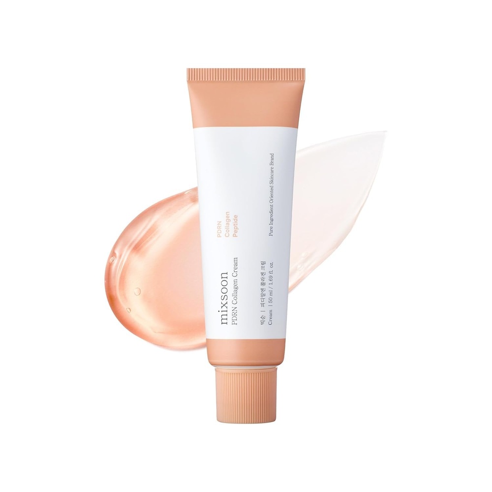 image:imagemixsoon PDRN Collagen Cream Firming Hydrating and Revitalizing Lightweight Face Gel Radiance Collagen Peptides Nourishing Moisturizer for Smooth Skin 50ml 169 floz Korean Glass Skin Care
