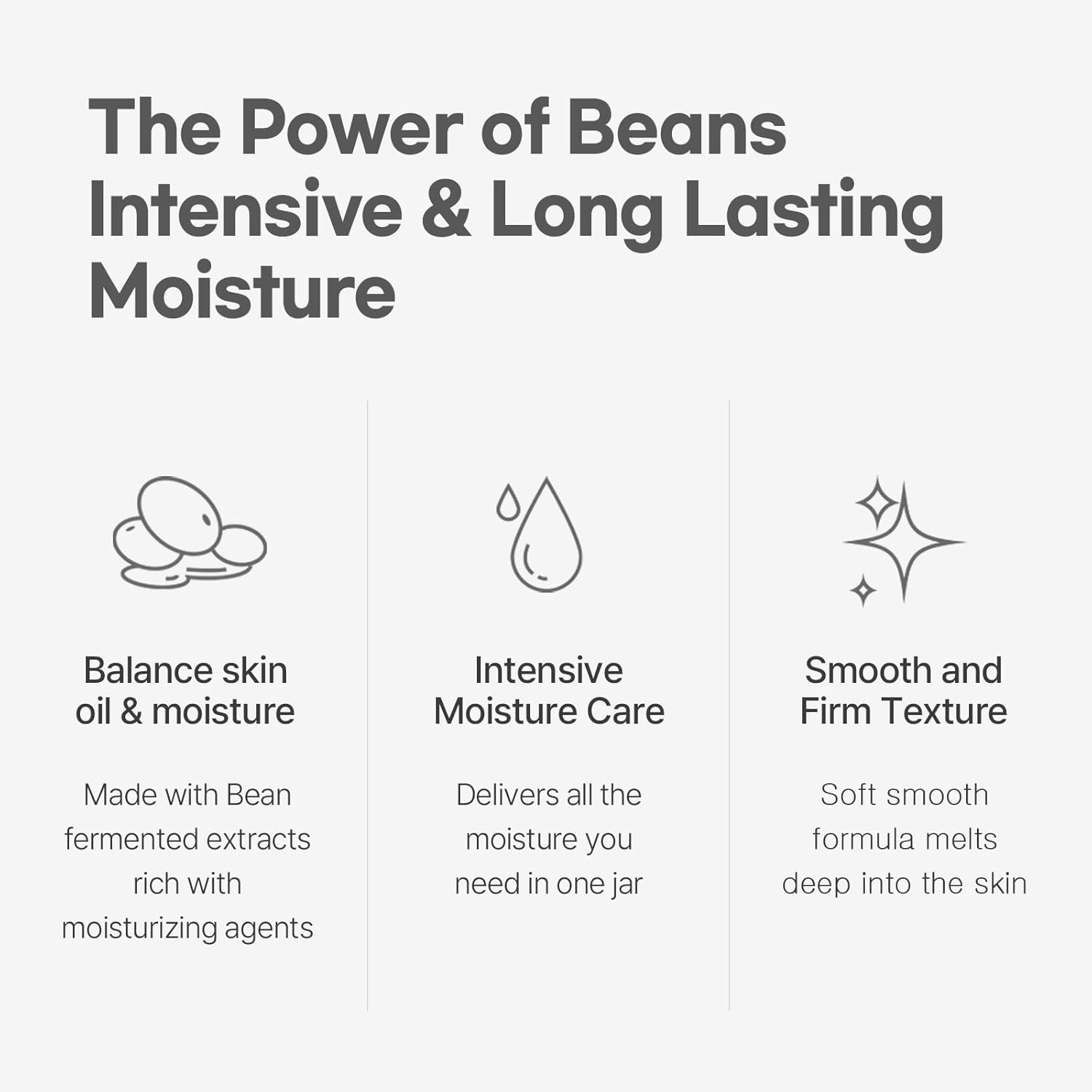 image:imagemixsoon Bean Glass Skin Duo Facial Moisturizer Fermented Bean Skincare Routine Bean Essence 50ml Bean Cream 50ml 338 Fl Oz 100ml Korean Glass Skin Care