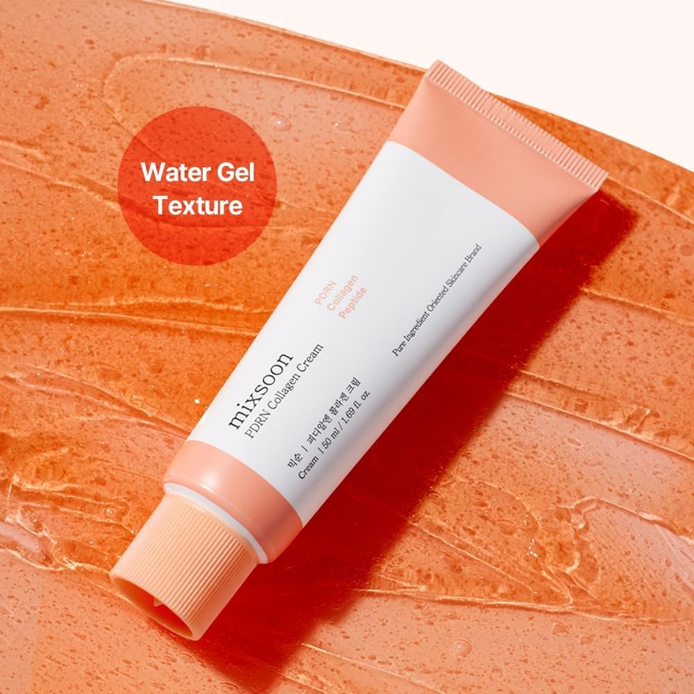 image:imagemixsoon PDRN Collagen Cream Firming Hydrating and Revitalizing Lightweight Face Gel Radiance Collagen Peptides Nourishing Moisturizer for Smooth Skin 50ml 169 floz Korean Glass Skin Care