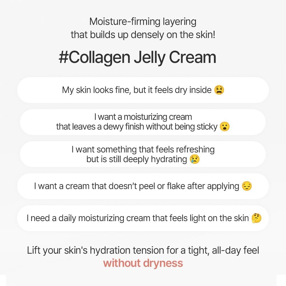 image:imagemixsoon PDRN Collagen Cream Firming Hydrating and Revitalizing Lightweight Face Gel Radiance Collagen Peptides Nourishing Moisturizer for Smooth Skin 50ml 169 floz Korean Glass Skin Care