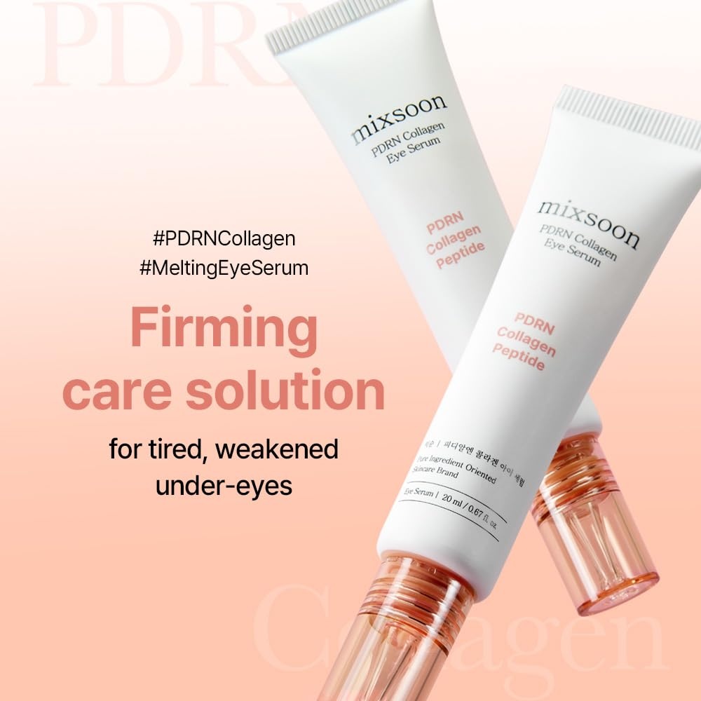 image:imagemixsoon PDRN Collagen Eye Serum Revived Under Eye Serum with Gentle Smooth Formula for Sensitive Under Eye Skin 20ml 068 floz Korean Glass Skin Care