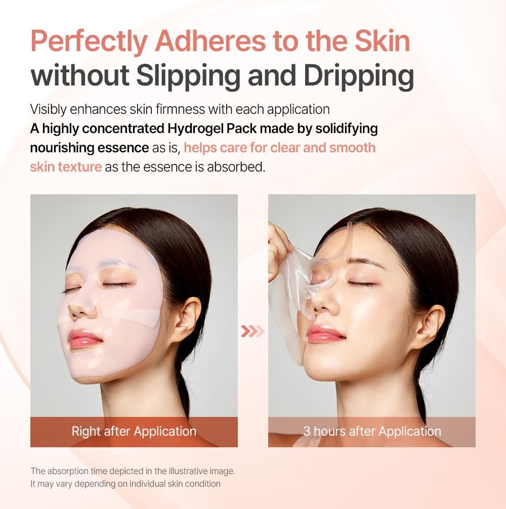 image:imagemixsoon PDRN Collagen Hydrogel Face Mask Deeply Hydrating amp Firming Elasticity Collagen Peptide Skin Treatment Mask 35g x5ea Korean Glass Skin Care for All Skin Types