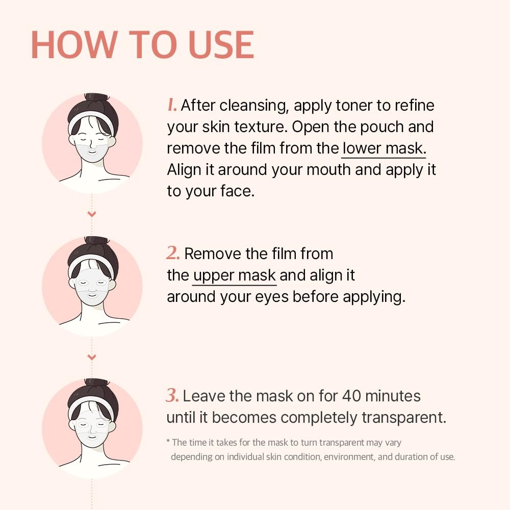 image:imagemixsoon PDRN Collagen Hydrogel Face Mask Deeply Hydrating amp Firming Elasticity Collagen Peptide Skin Treatment Mask 35g x5ea Korean Glass Skin Care for All Skin Types