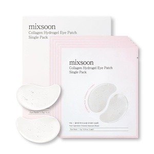 image:imagemixsoon Collagen Hydrogel Eye Patches Single Pack Travel Size Hydrating Gel Eye Mask with Collagen Peptides and Amino Acids for Under Eye Skin Care 3g5 pairseatch pack Korean Glass Skin Care