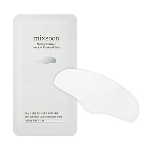 image:imagemixsoon Melting Collagen Neck amp Forehead Film  Moisturizing Melting Patch Hydrolyzed Collagen and Peptides 0025g  00008 fl oz 5ea Korean Glass Skin Care