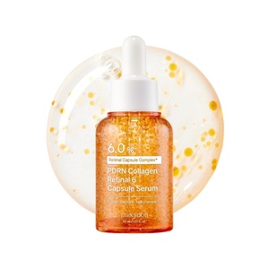 image:imagemixsoon PDRN Collagen Retinal 6 Capsule Serum Korean Retinal Face Serum Copper Peptide Niacinamide Firming Serum for Fine Lines amp Texture Care 30ml  101 Fl Oz Korean Glass Skin Care