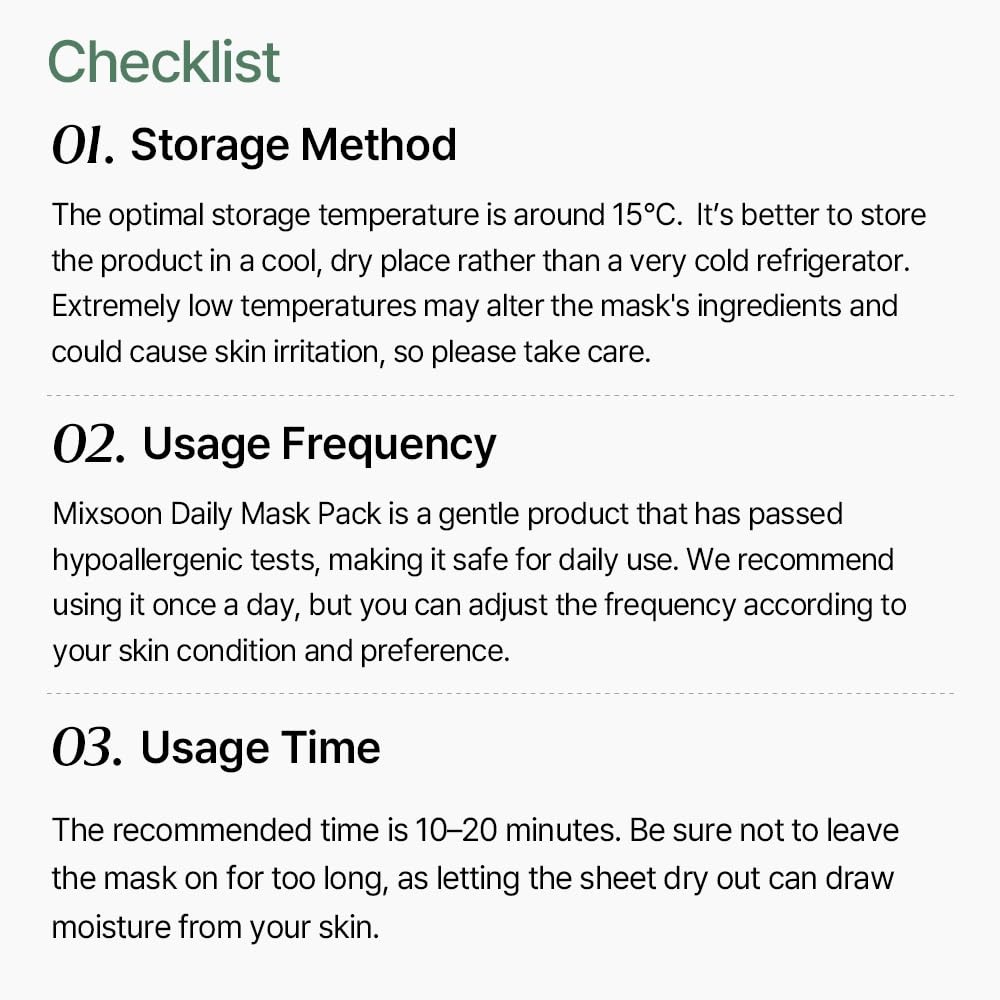 image:imagemixsoon Daily Mask Weekly Care Set Collagen Hyaluronic Acid and Cica Gentle Skincare Routine for Radiant Skin 20ml 067 floz 7ea Korean Glass Skin Care