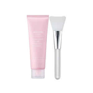 image:imagemixsoon Collagen Glass Skin Mask  Hydrating and Firming Collagen Wrapping Peel Off Mask Low Molecular Face Mask Radiant Smooth Finish for Glowing Skin 80ml  271 floz Korean Glass Skin Care