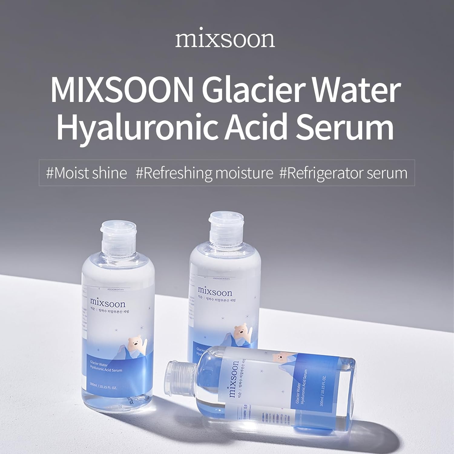 image:imagemixsoon Glacier Water Hyaluronic Acid SerumDeep Hydration and Cooling for Face Refreshing Lightweight Texture 100ml 338 floz Korean Glass Skin Care1014 Fl Oz Pack of 1