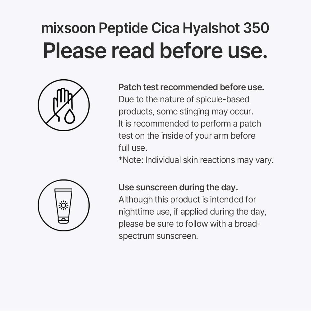 image:imagemixsoon Peptide Cica Hyalshot 150 Firming Soothing and MoistureBoosting Ampoule Serum Lightweight Formula for Radiant Balanced Skin 50ml 169 floz Korean Glass Skin Care101 Fl Oz Pack of 1