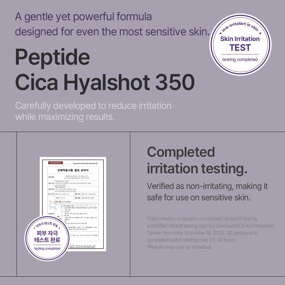 image:imagemixsoon Peptide Cica Hyalshot 150 Firming Soothing and MoistureBoosting Ampoule Serum Lightweight Formula for Radiant Balanced Skin 50ml 169 floz Korean Glass Skin Care101 Fl Oz Pack of 1
