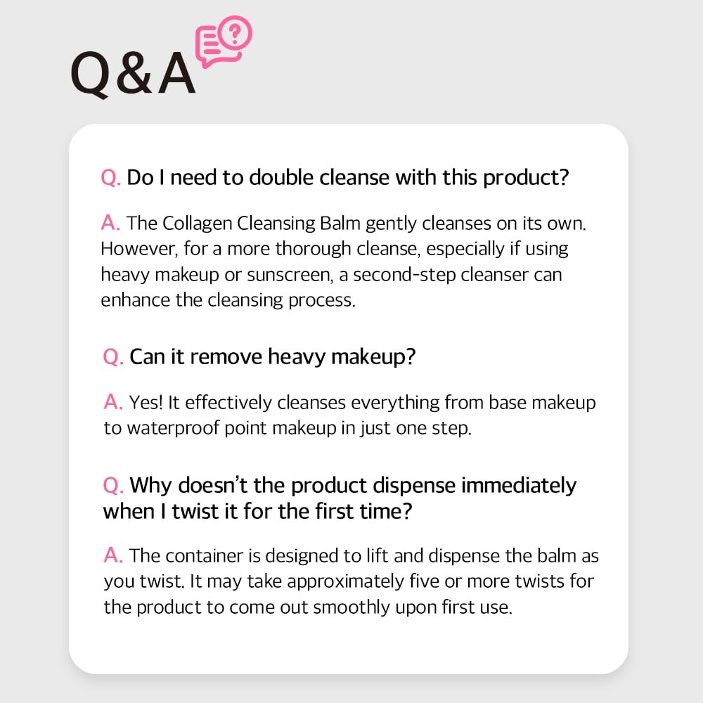 image:imagemixsoon Collagen Cleansing Balm Soft Melting Lightweight Grinding Balm Hydrating Makeup Remover 50ml 169 floz Korean Glass Skin Care